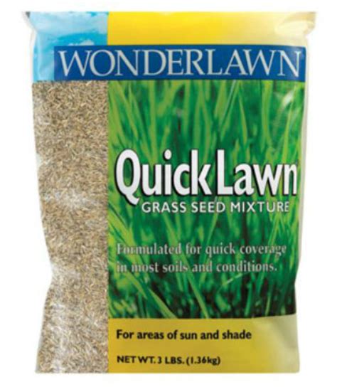 QGR3ACE00 Wonderlawn Quick Lawn Grass Seed Mixture, 3 lbs