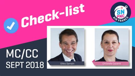 Check list sept 2018 Édition Moyen Court Courrier SNPNC FO