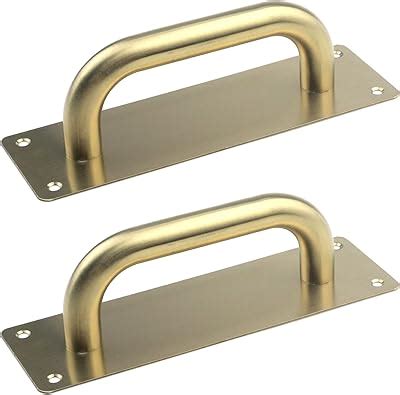 Kumgrot Pcs Metal Pull Handle Commercial Door Handle Door Pull Plate