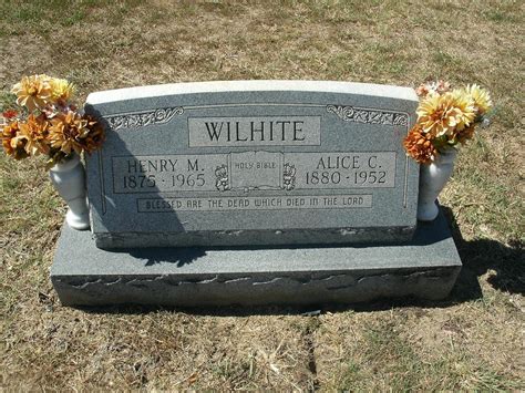 Alice Caldonia Cox Wilhite Find A Grave Reminne