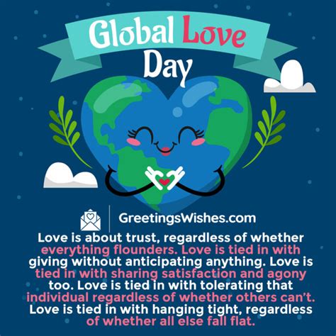 Global Love Day Messages Greetings Wishes