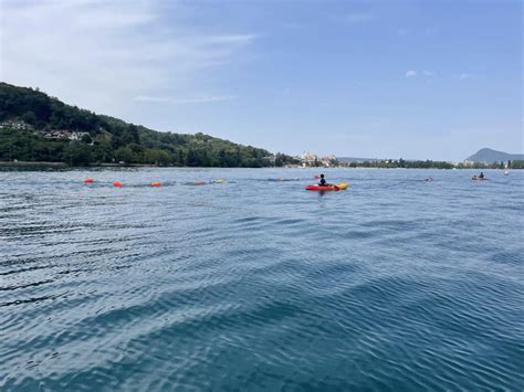 La Travers E Int Grale Du Lac D Annecy Swimeo