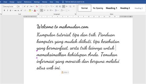 Cara Menambah Font Tulisan Tangan Di Word 6 Langkah Mudah