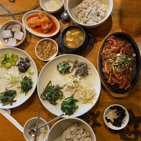 산마을보리밥 경기 안양 동안구 평촌 맛집검색 식신