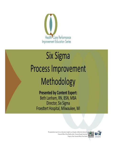 Pdf Lean Six Sigma For Healthcare Dokumen Tips