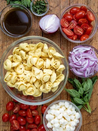 Caprese Tortellini Pasta Salad I Am Homesteader