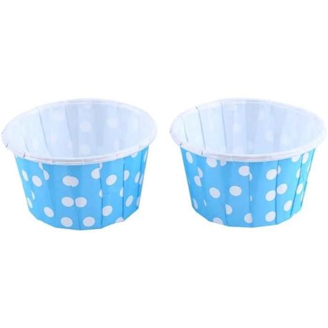 Pcs Muffin Case Blue Tuis Cupcakes Caissettes P Tisserie