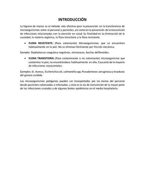 Protocolo Lavado De Manos Pdf