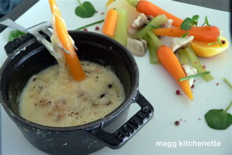 Recette de Fondue de légumes au reblochon