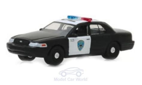 Diecast Model Cars Ford Ltd 164 Greenlight Crown Victoria Police Interceptor Oakland 2008