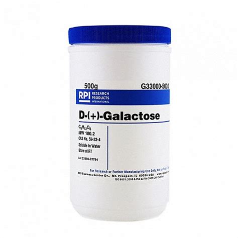 Rpi 500 G Container Size Powder D Galactose 31fy64g33000 5000 Grainger