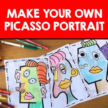 Picasso Cut And Glue Portrait By Manzana Roja Teachers Pay Teachers