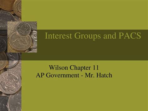 Interest Groups And Pacs Ppt Download