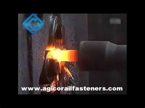 Railroad Screw Spikes Sleeper Screw Manufacturing Process Youtube