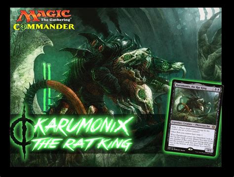 Karumonix The Rat King MTG EDH Custom Commander Deck RAT Tribal Etsy