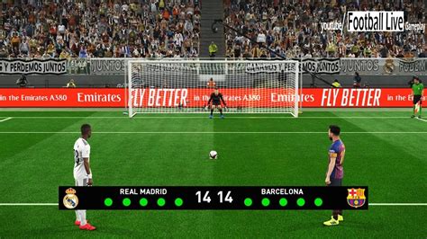 Pes Real Madrid Vs Barcelona El Clasico Penalty Shootout