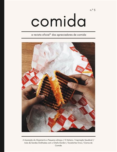 Explora Os Nossos Modelos Gratuitos De Capas De Revista De Gastronomia