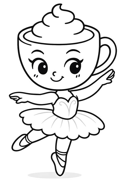 ballerina drawing easy 7