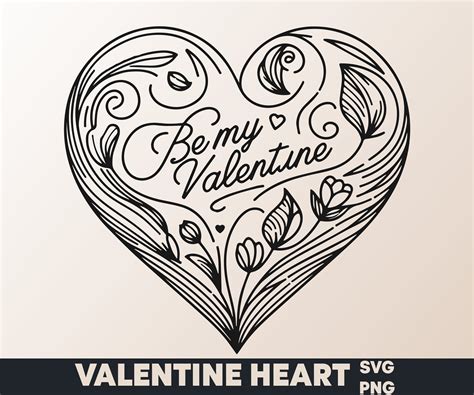 Valentines Svg Valentine Heart Svg File Valentines Png Happy