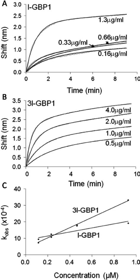 Spr Spectral Profiles Of The Concentration Dependent Adsorption Of The