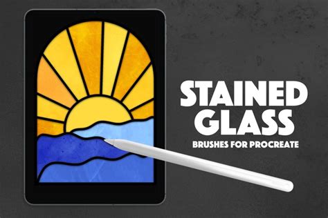 Procreate Stained Glass Brushes