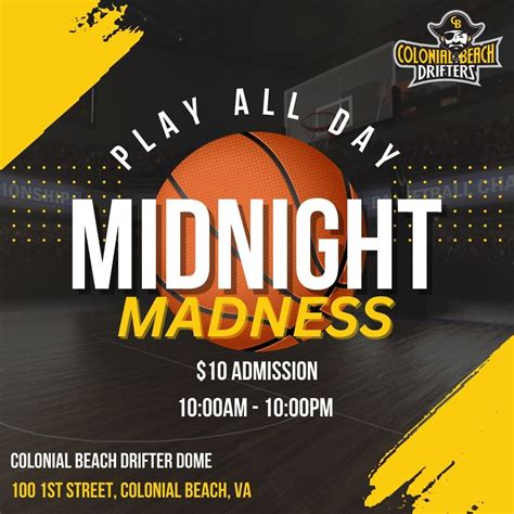 Midnight Madness 2023, Colonial Beach High School, December 16 2023 ...