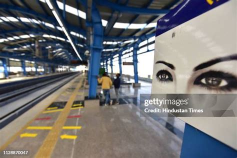 Noida Electronic City Metro Station Photos And Premium High Res