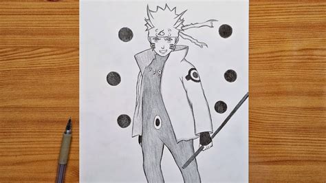 How To Draw Naruto Six Paths Full Body Naruto Six Paths Step By Step