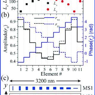 Illustration Of The Gap Plasmon Metasurface Based Spectropolarimeter