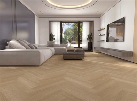 H03 Honey Oak Woden Flooring Vinyl Herringbone Collection Kaplan