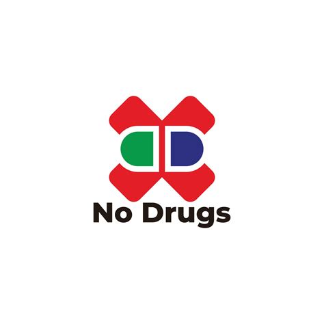 no drugs colorful simple geometric logo symbol 42795569 Vector Art at Vecteezy