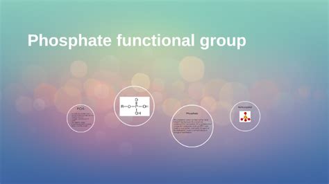 Phosphate functional group by Suzanne White