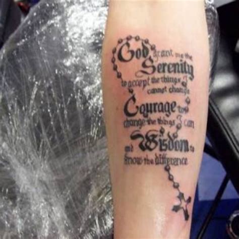 Details More Than 62 Courage Serenity Wisdom Tattoo Latest In Cdgdbentre