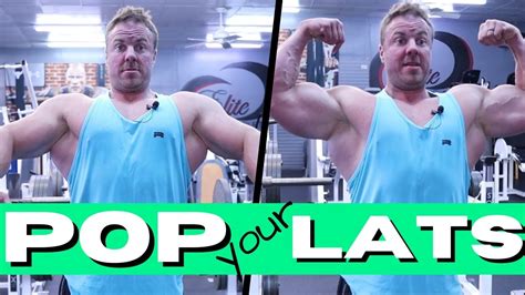 Show Your Lats How To Properly Pose Your Back From The Front YouTube