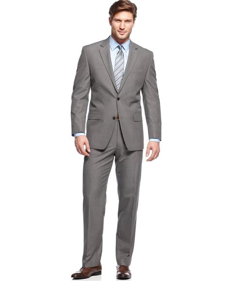 MICHAEL Michael Kors Grey Mini-Stripe Suit Separates & Reviews - Suits ...