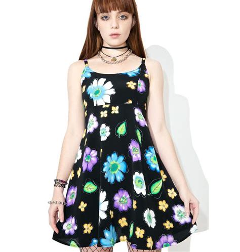 Vintage 90s Floral Babydoll Dress Dolls Kill