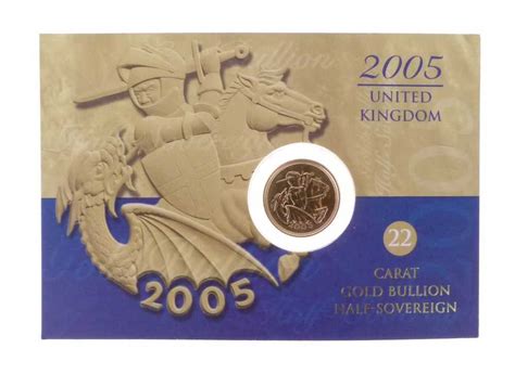 Lot 165 - Royal Mint 2005 Half Sovereign in