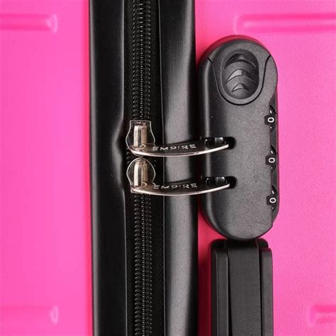 Monaco Kofer Set Komada Abs Neon Pink Kengur