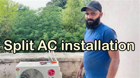 Split Ac Install Split Ac Installation Youtube