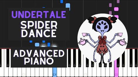 Spider Dance Advanced Piano Tutorial Undertale Youtube