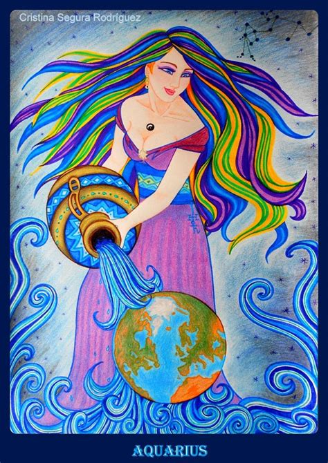 Aquarius By Krissr87 On Deviantart Aquarius Art Star Signs Aquarius Astrology Art