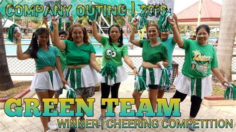 QC4 CHEERING BEST IN CHEERING GREEN TEAM YGE OUTING 2019 YouTube