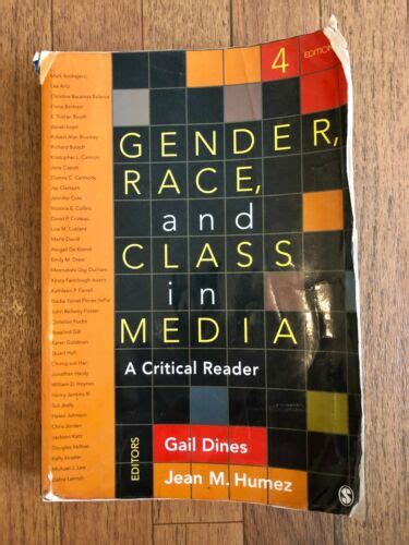 Gender Race And Class In Media 4th Edition By Gail Dines And Jean M Humez Ebay