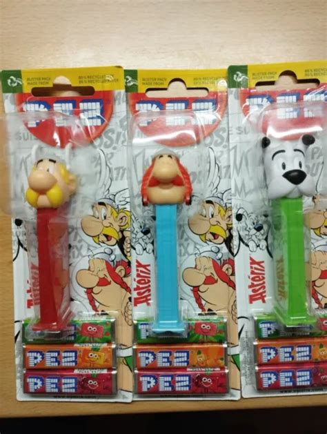 Neu Pez Set Asterix Eur Picclick De