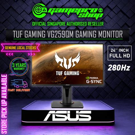 Asus Monitor Tuf Gaming Vg Qm Gaming Monitor Full Hd Fast Ips