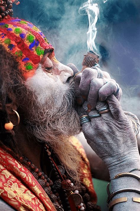 Lord Shiva Smoking Chillum Wallpapers