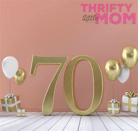 Seventeen 70th Birthday Gift Ideas » Thrifty Little Mom