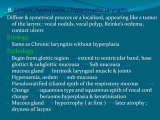 K Acute Chronic Laryngitis Ppt Pptx