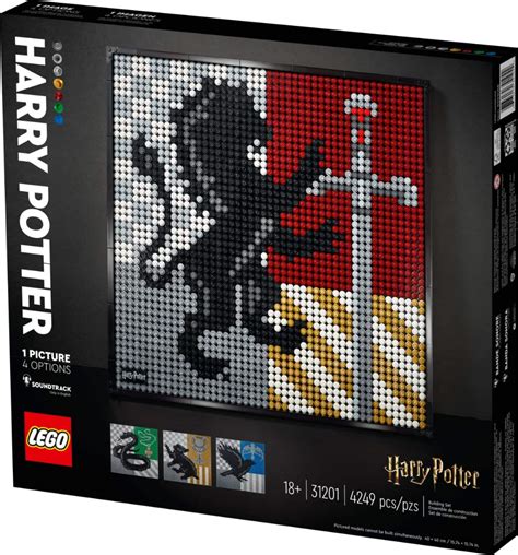 Best Buy: LEGO ART Harry Potter Hogwarts Crests 31201 6333056