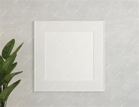 Premium Photo 3d Illustration Canvas Frames Mockup On White Wall